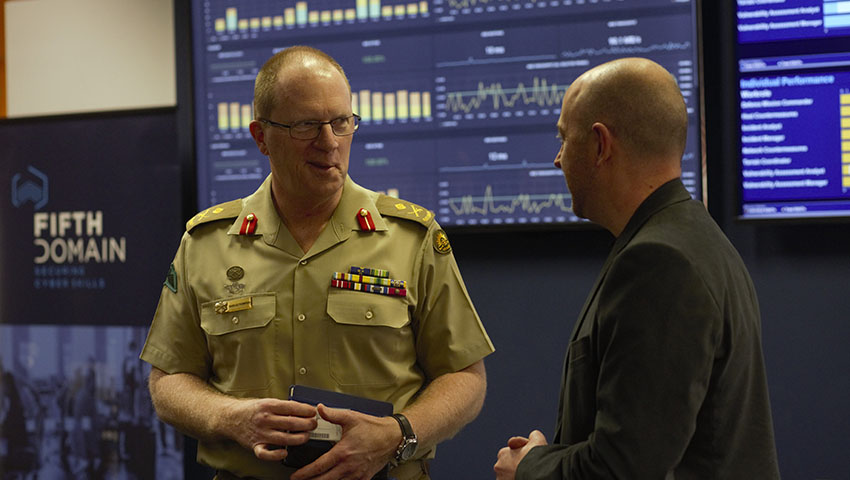 Information Warfare chief attends FifthDomain-led cyber skills training for Defence
